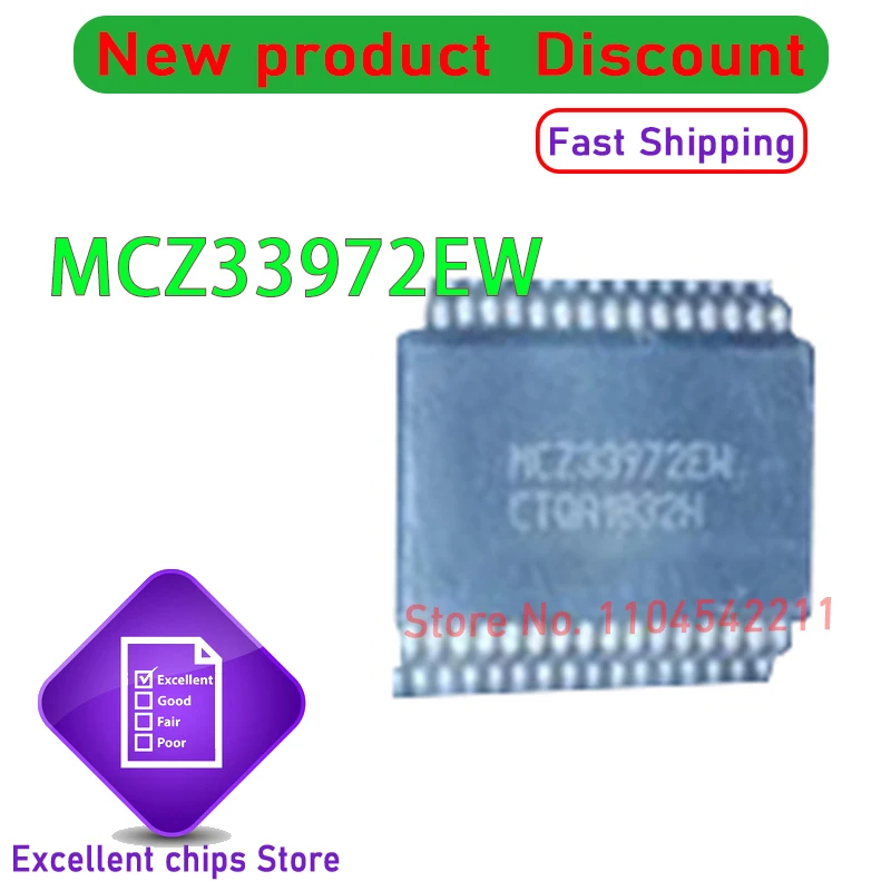 100% NEW MCZ33972EW MCZ33972EWR2 SSOP32 5PCS~20PCS/LOT