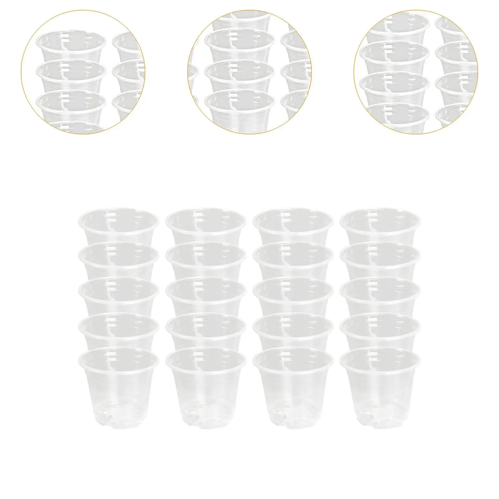 Home Garden Nursery Pots for Root System Protection Fast Transplanting Breathable PP Material Flower Planter