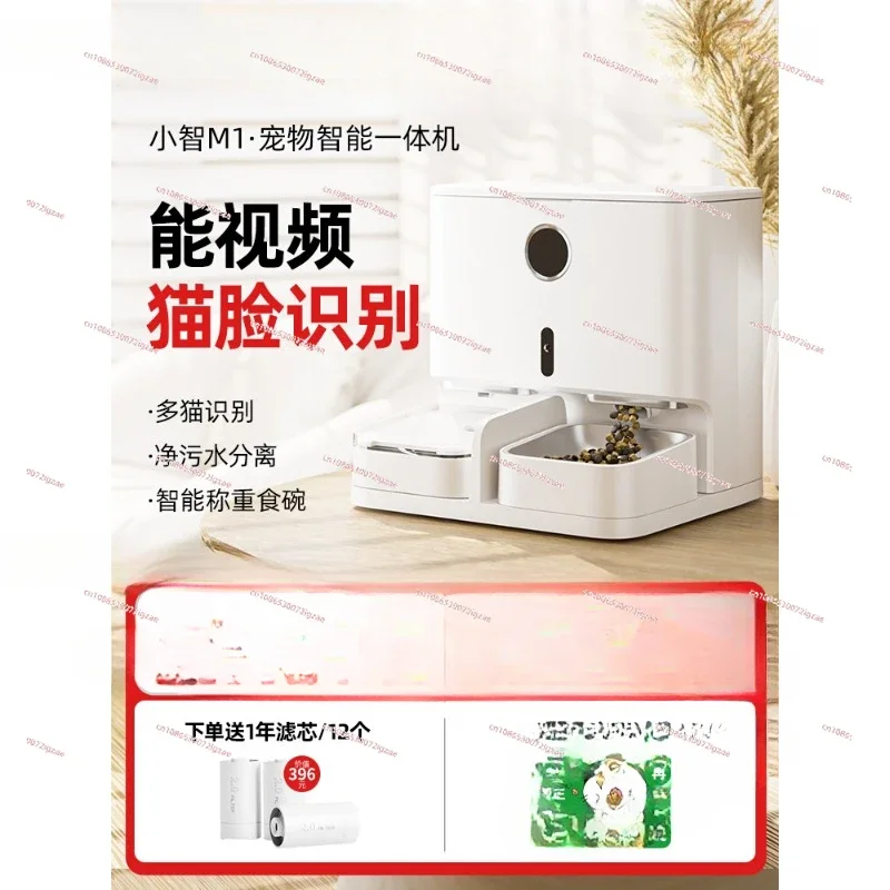 Smart All-in-One Automatic Feeder Cat Pet Cat Drinking Feeder