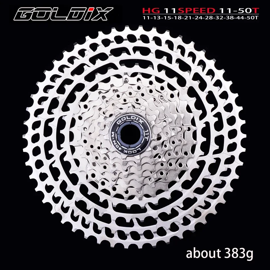 GOLDIX 超軽量自転車カセット 10/11/12 スピード 11T-46T/50T/52T MTB