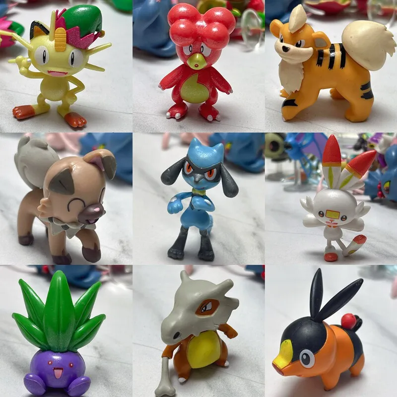Genuine Bulk Version US WCT Pokemon Mini Figures Pocket Monster Collectible Ornaments Doll Toys view 3