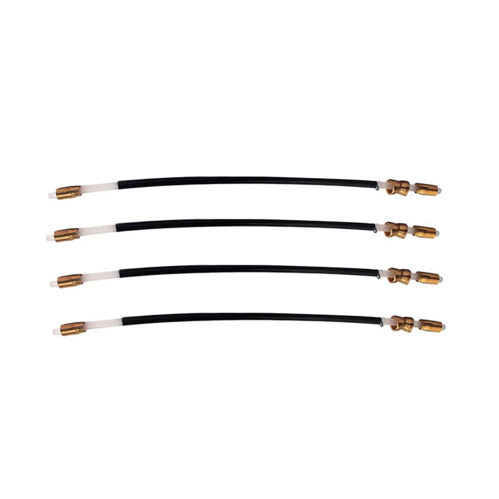 4pcs Professional ไวโอลิน Tailgut Tailcord Gut ไวโอลินไนลอนเชือกหาง Fiddle อุปกรณ์ไวโอลิน B301 (สีดํา)