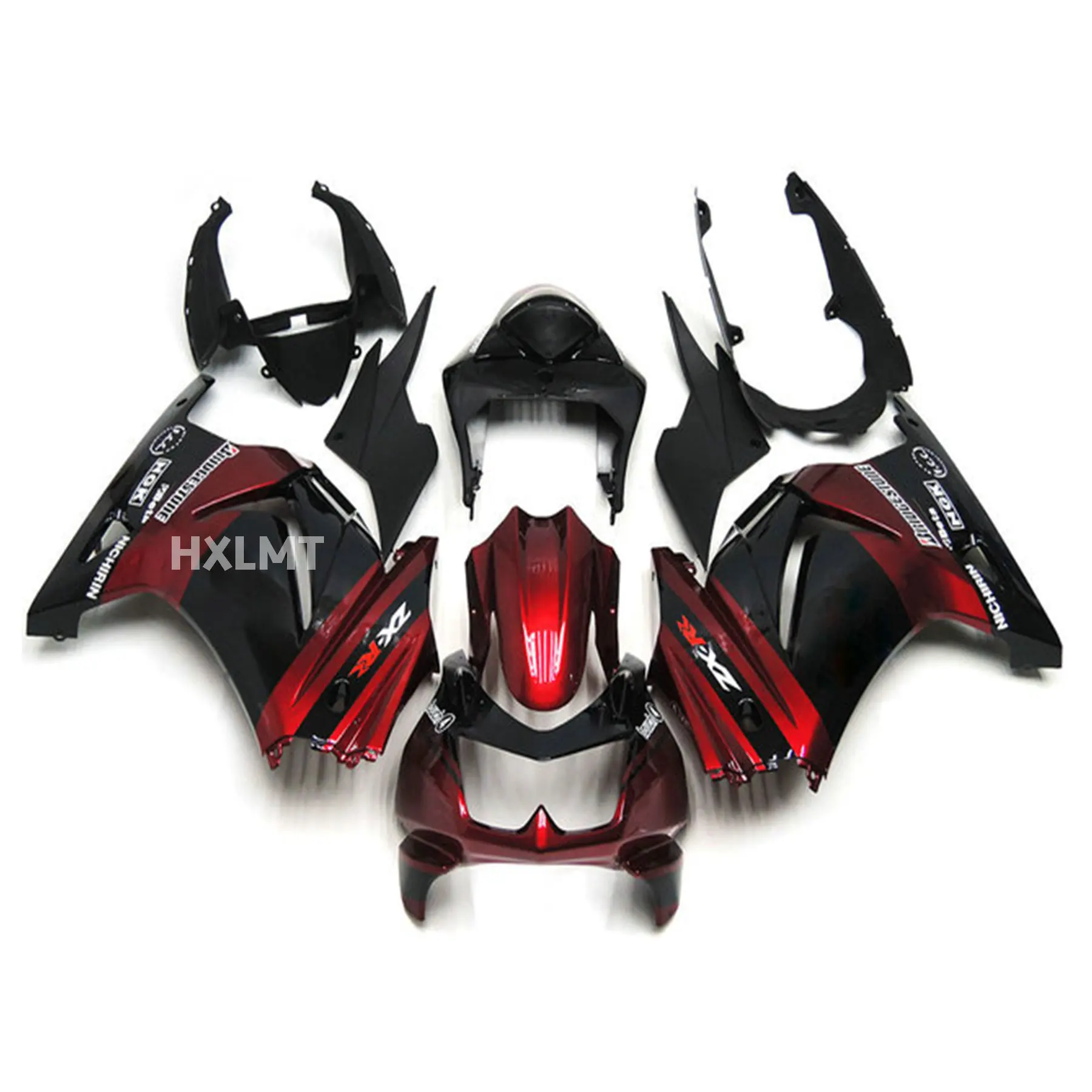 New ABS Motorcycle Fairing Kits Fit For Ninja Ex 300 ninja300 2008 2009 2010 2011 2012 EX300 ZX300R Bodywork Full Fairings Kit