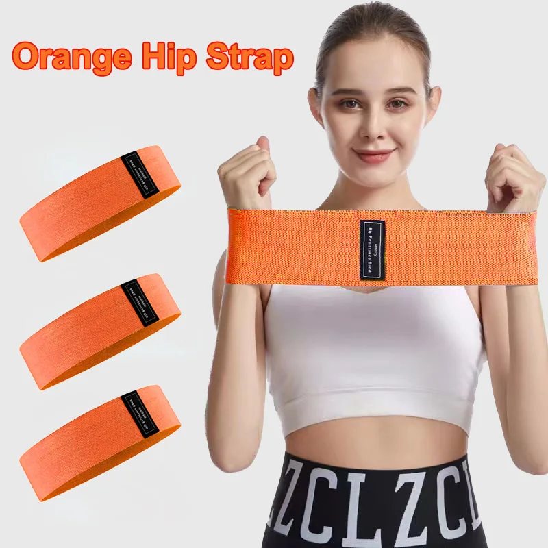 

Orange Resistance Bands – Medium Duty Glute Bands for Squats, Leg Toning & Home Fitness