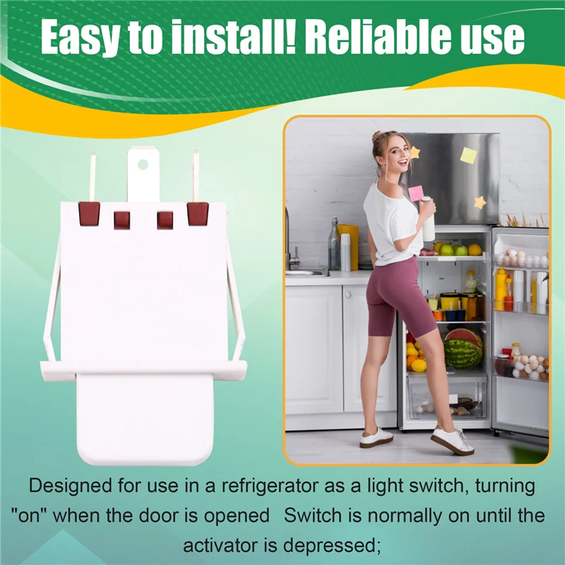 Parti di riparazione Y15A per interruttore a pulsante combinato con interruttore della luce del congelatore del frigorifero Siemens