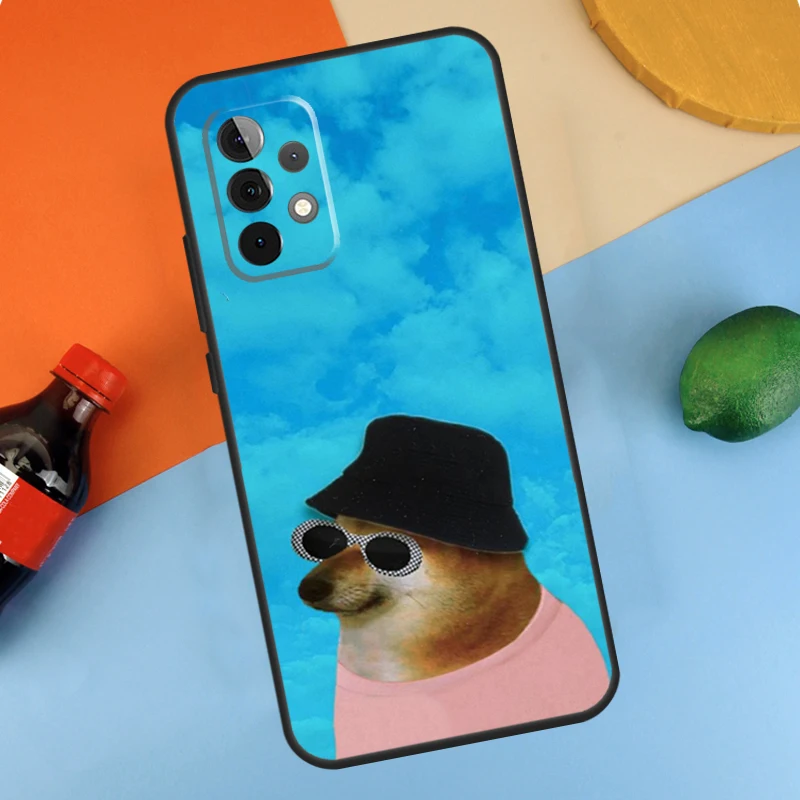 Doge Dog Cheems meme Fundas For Samsung Galaxy A54 A34 A14 A52 A32 A22 A12 A13 A23 A33 A53 A73 A51 A71 Case