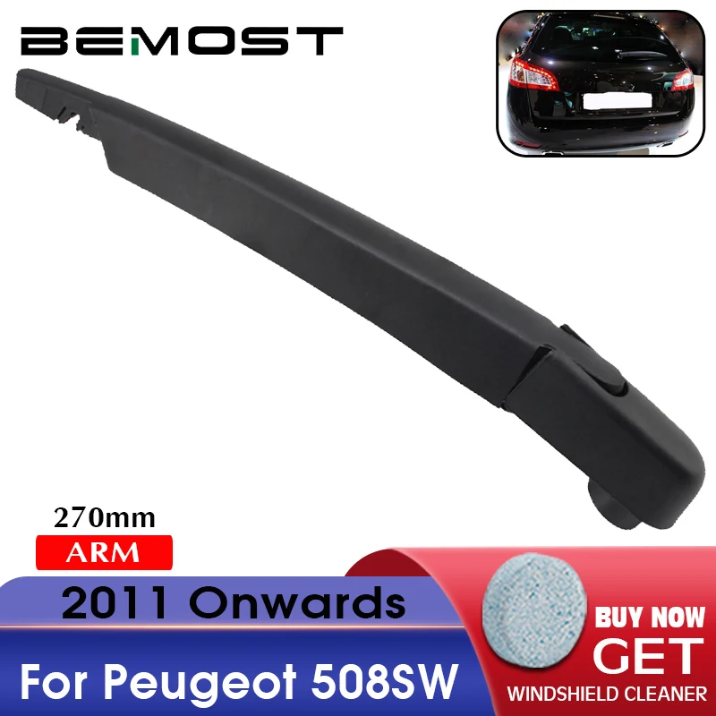 BEMOST Auto Car Rear Windscreen Wiper Arm Blades Soft Natural Rubber For Peugeot 508SW 2011 2012 2013 2014 2015 2016 2017 2018