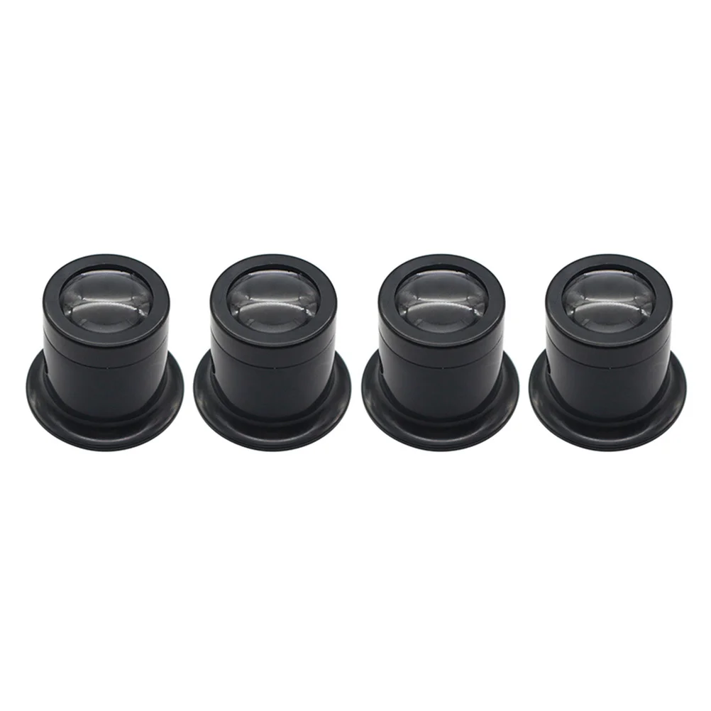 

4pcs 10X Magnifier For Watch Repair Jewelry Loupe Lightweight Portable Plastic Eye Magnifying Glass Tool Craftsmanship