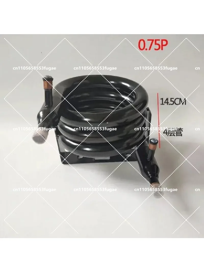 Water-Cooled Condenser Sleeve Coil For Ice Maker Heat Pump Air Conditioner Cooling