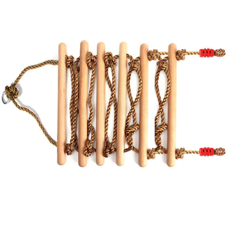 Children's six-speed ladder household outdoor climbing bold indoor swing outdoor wooden baby play equipment