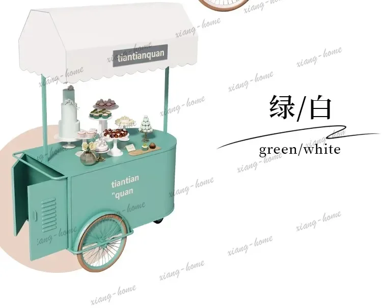 FG  night market float shopping mall wrought iron stall car mobile snack sale exhibition promotion car