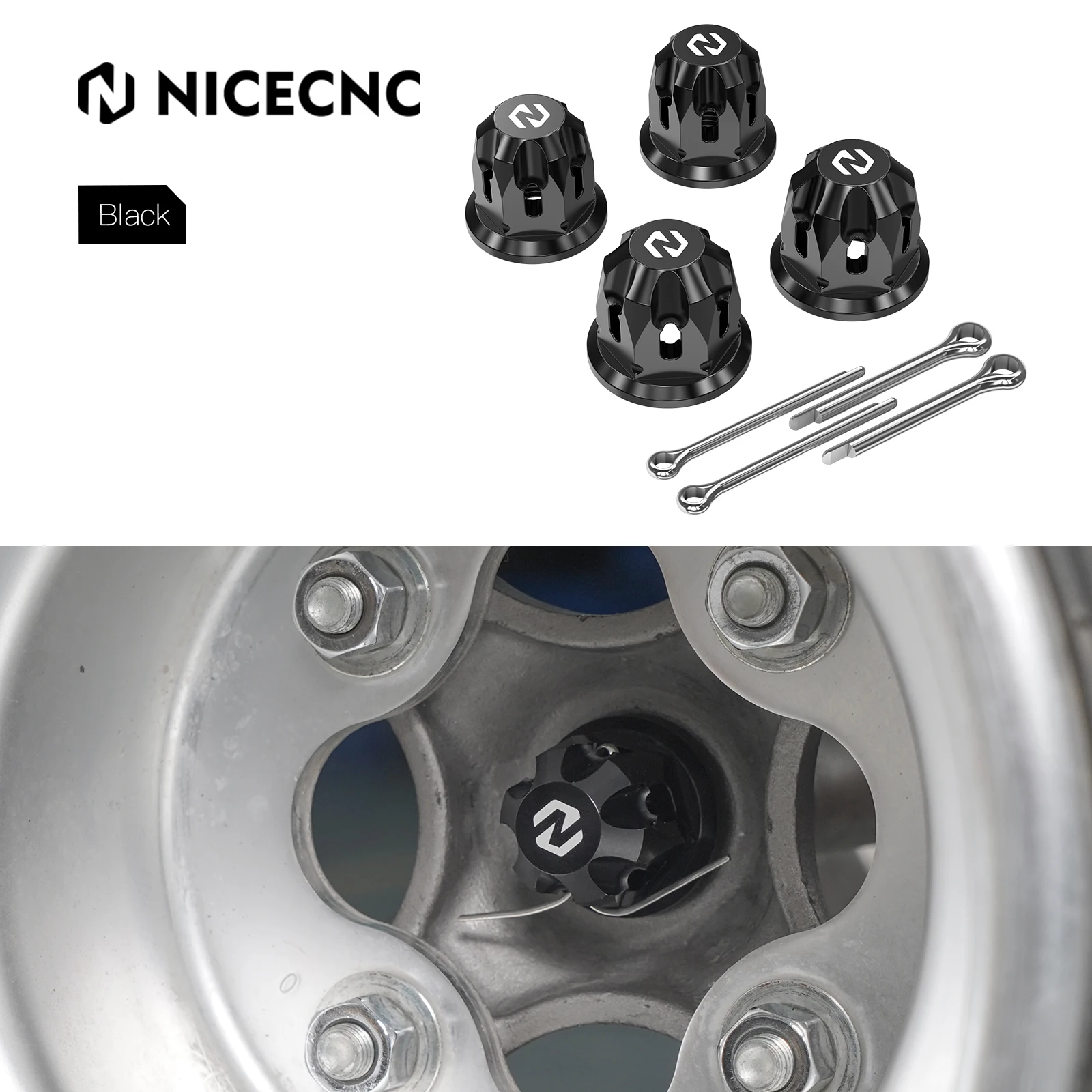 4 Pcs Wheel Axle Nu…