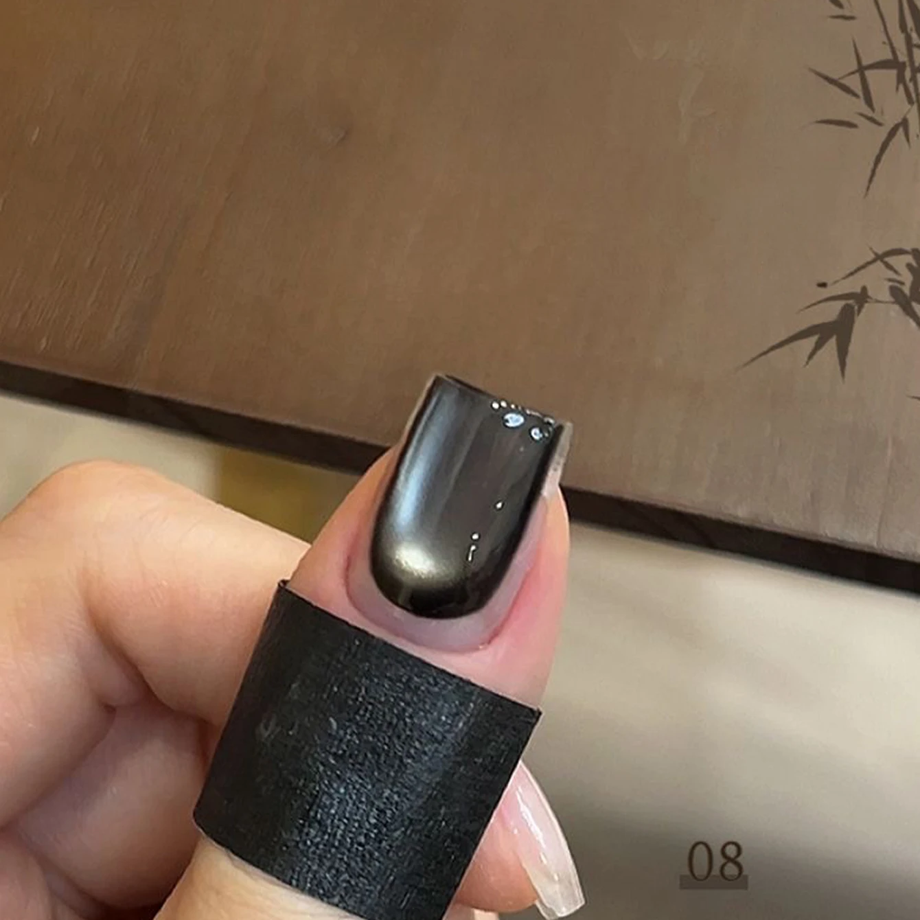 MIANEL 10ML Rauchgrauer Katzenaugen-Gel-Nagellack 2026 Neuer Trend, Funkelnd & Schmeichelnd, Grauton Glasperlen Katzenaugen-Nägel – Detail 14