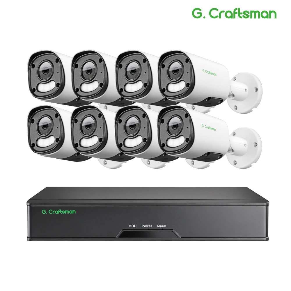 XMeye 8CH YU, SONY 6MP,POE, System KIT, Onvif CCTV Video, Surveillance Security, G.Craftsman