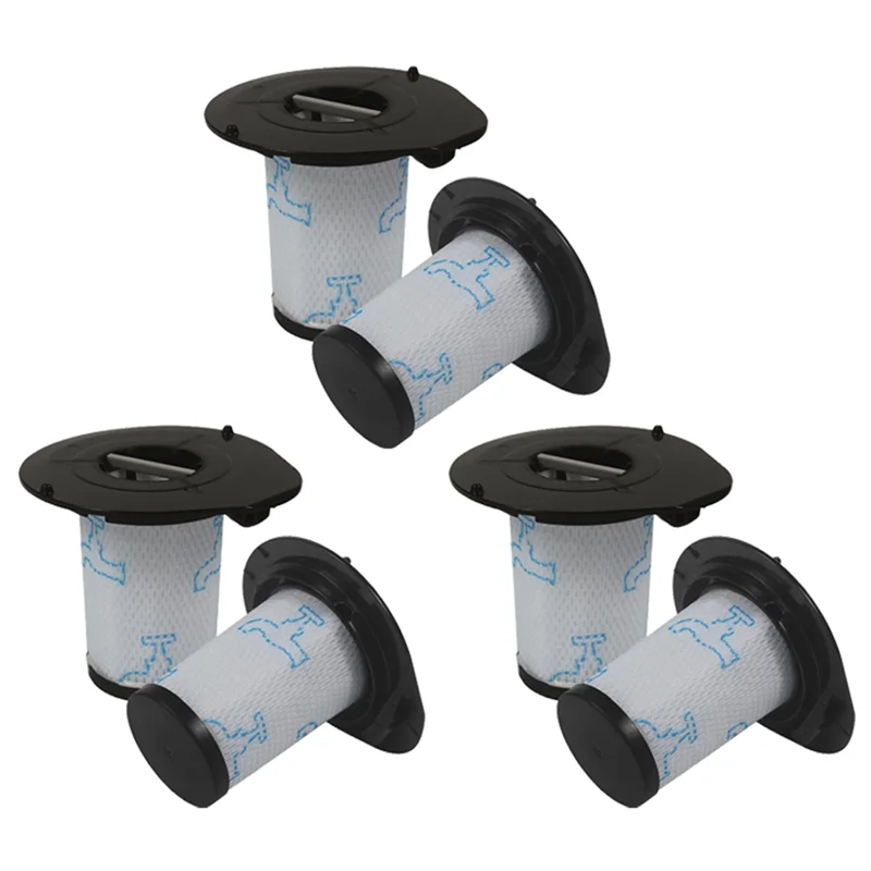 Vacuum Cleaner Aerccessories 6Pcs Washable Hepa Filter for Rowenta ZR009002 RH9252 RH9276