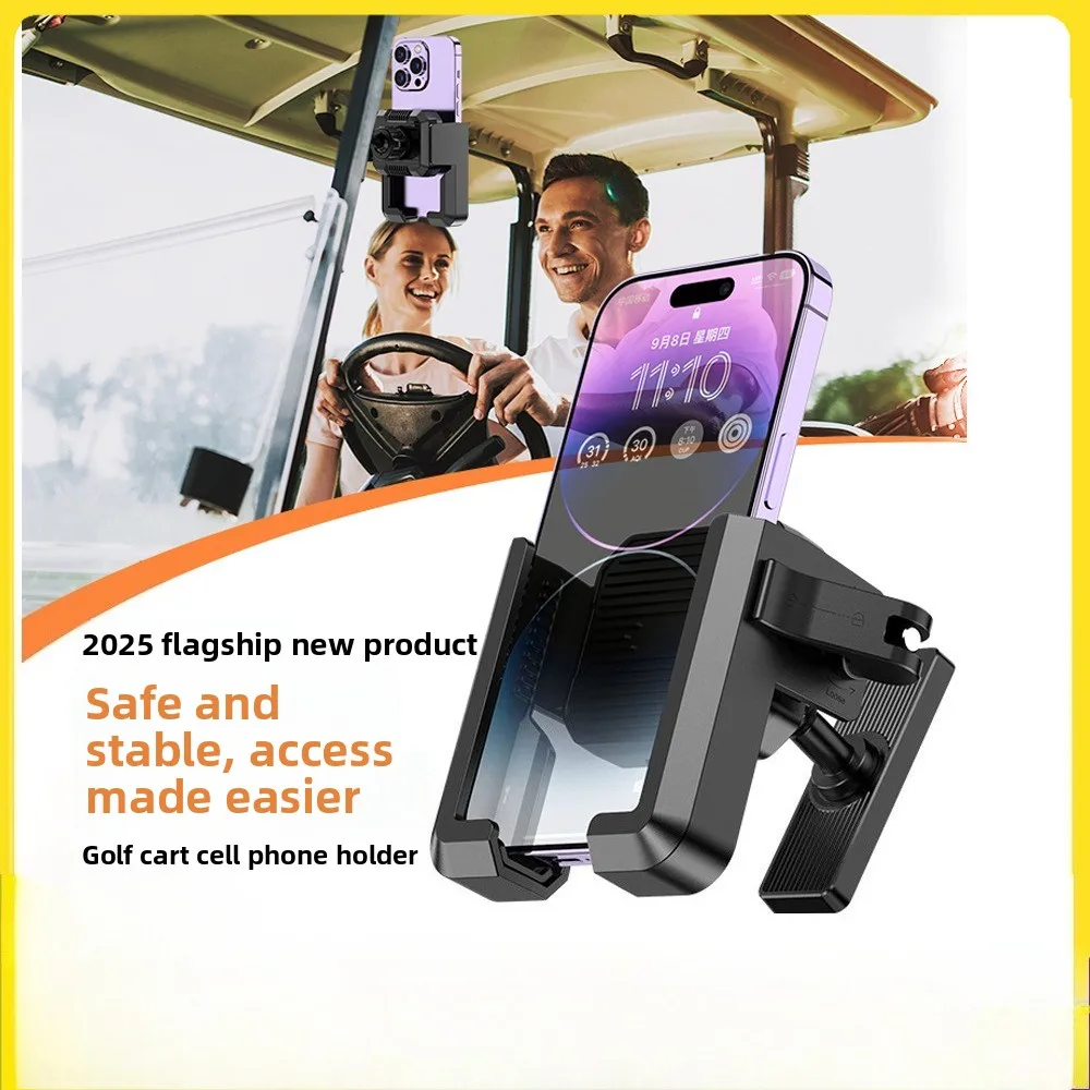 

Cross-Border New Golf Cart Phone Holder Magnetic Non-Lens Blocking Gym Treadmill Lazy Holder