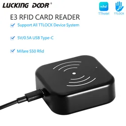 Card Encoder Reader Scanner Room Key Sensor for Electric RFID 13.56 Mhz Card Smart Door Lock System TTlock App TT Hotel Software