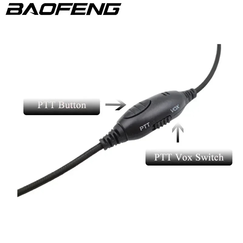 Walkie Talkie Headset Baofeng UV17 Pro Headphone K Type Quansheng UVK58 5RPlus  M Type For Motorola GP88 GP68 Radios accessories