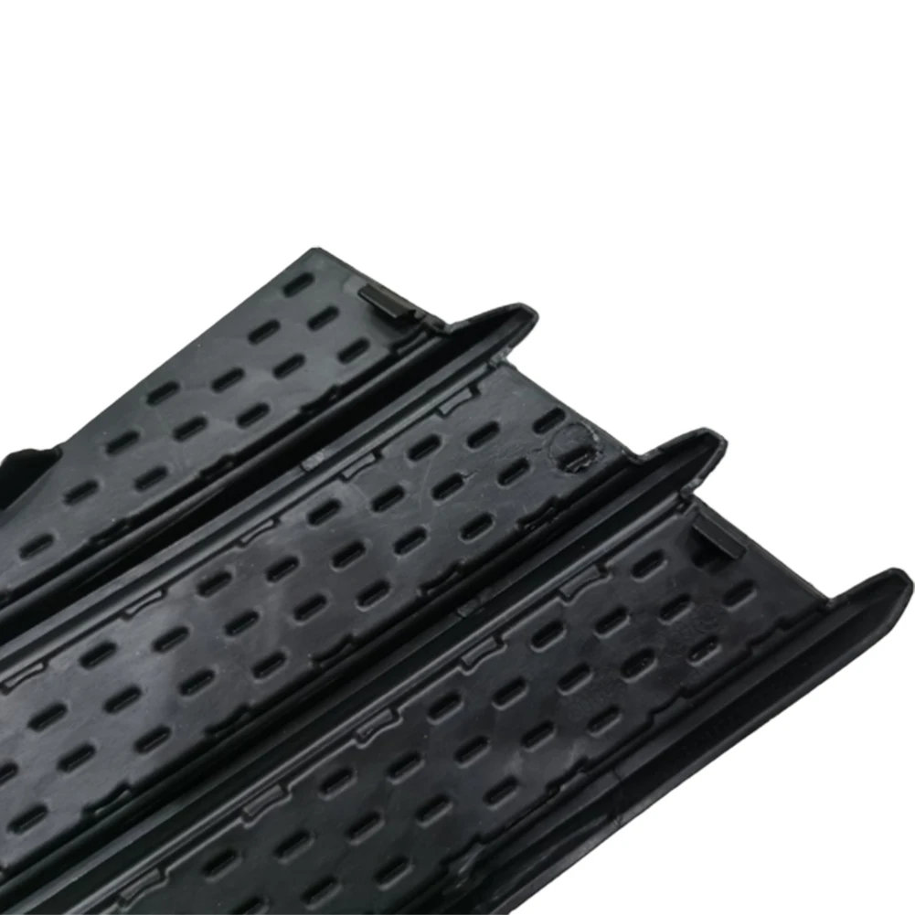Brand New High Quality Bumper Cover Grille ABS Plastic Black Direct Replacement Front Bumper Insert Trim Left Side