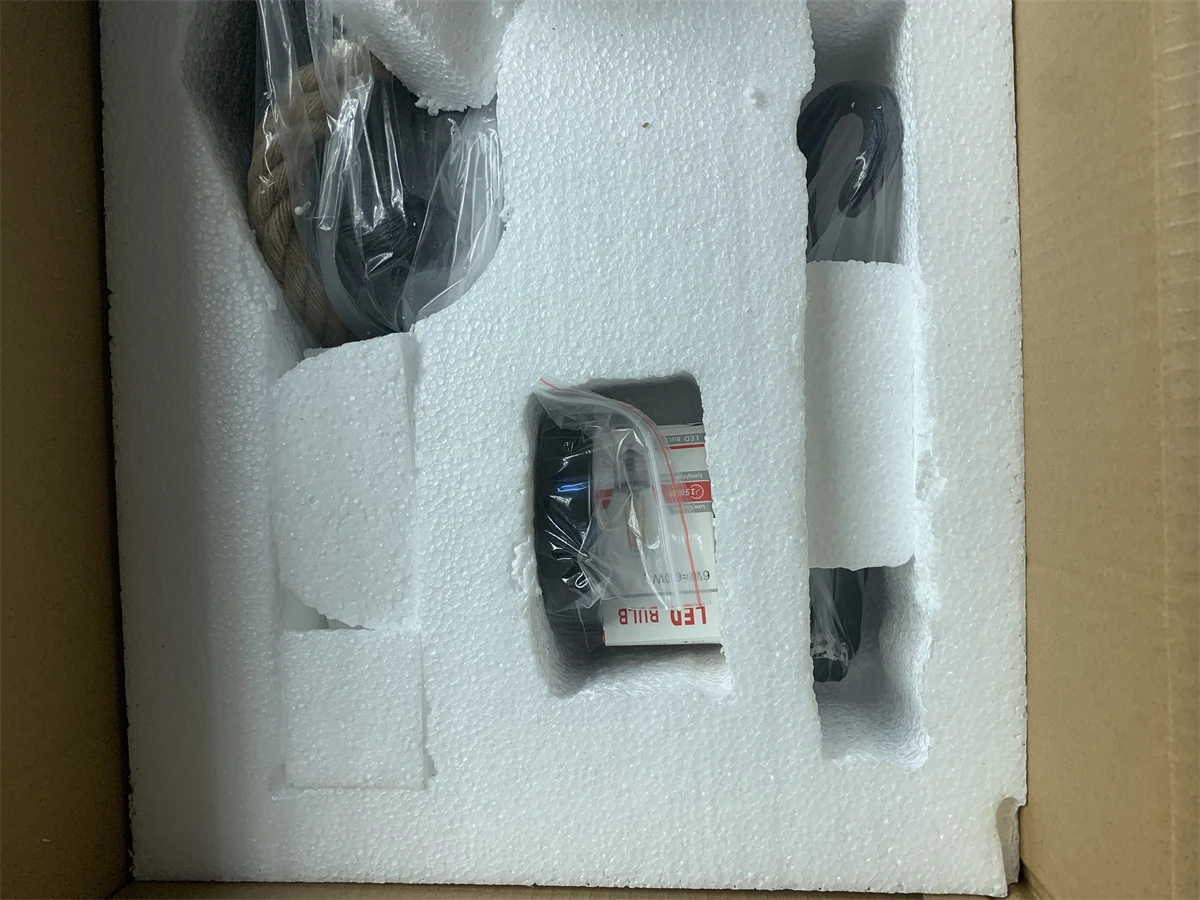 Dropshipping Monkey Lamp Hemp Rope Resin Ceiling Pendant Lamp Retro LED Pendant Lights Living Room Bedroom Home Decor Table Lamp