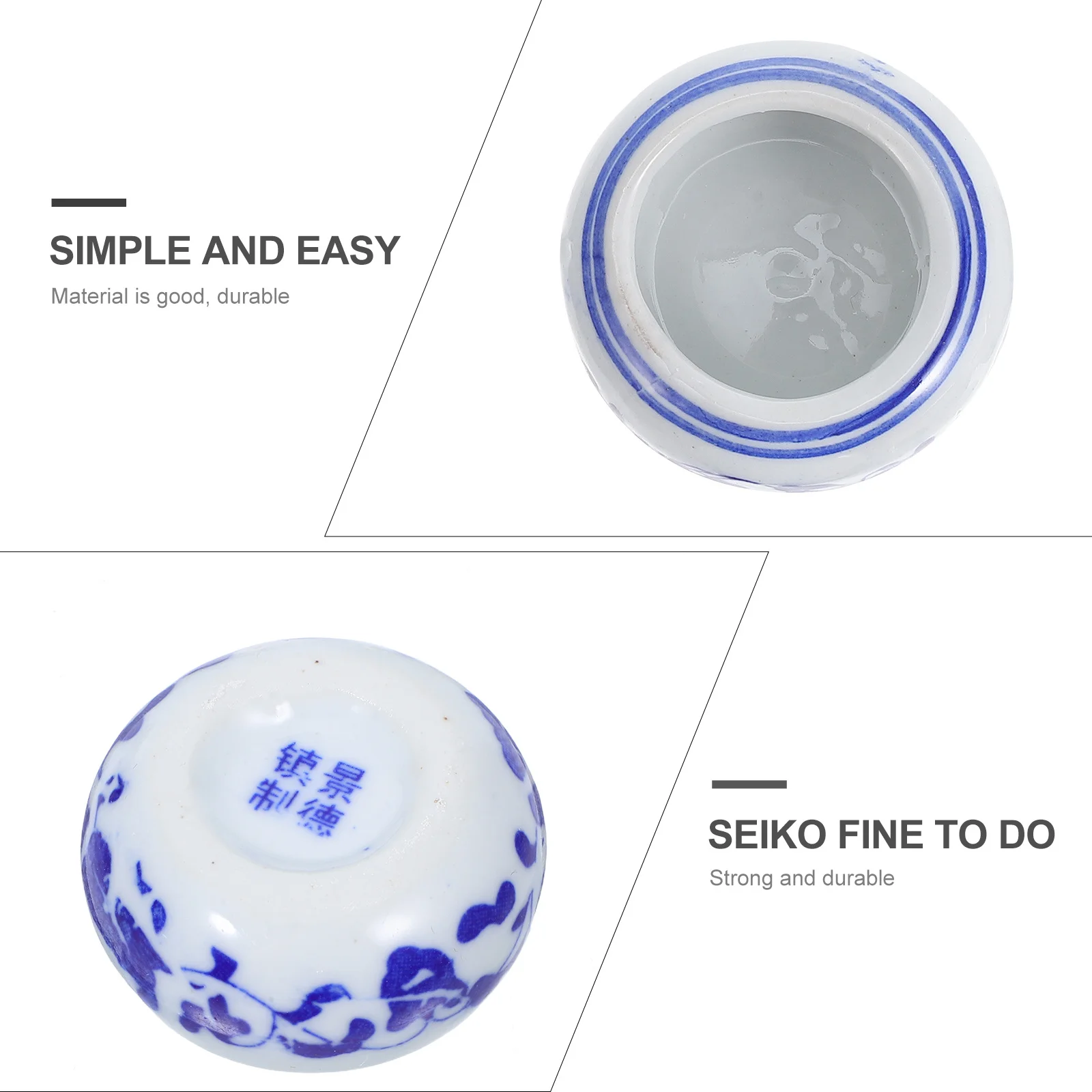 12Pcs 서예 잉크 용기 견고한 다기능 사무실 연구실 장식 부드러운 표면 학생을위한 휴대용