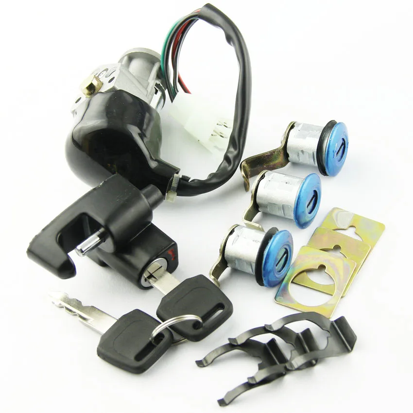 Motorrad-Schlüssel-Kraftstoffdeckel-Kit, Zündschalter für Honda CN250 Helix 1986 1987 1988 1989 1990-2007 OEM:35010-KS4-711 Zubehör – Detail 3