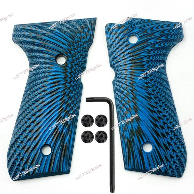 

1 Pair G10 Grips Sunburst Texture for Full Size 92FS M9 92A1 96A1 Hunting AccessoryGoods in stock