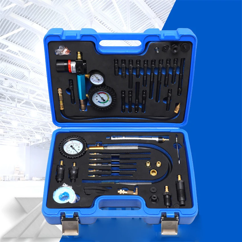 46 Piece Diesel Engine Compression Leak Testing Kit Testing Instruments And Tools