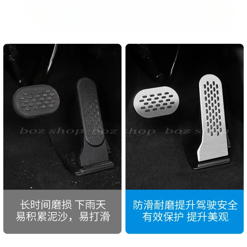 Gas and brake pedal For Smart #1 #3  interior anti-skid pedal modification for main driver Car Interior Modification