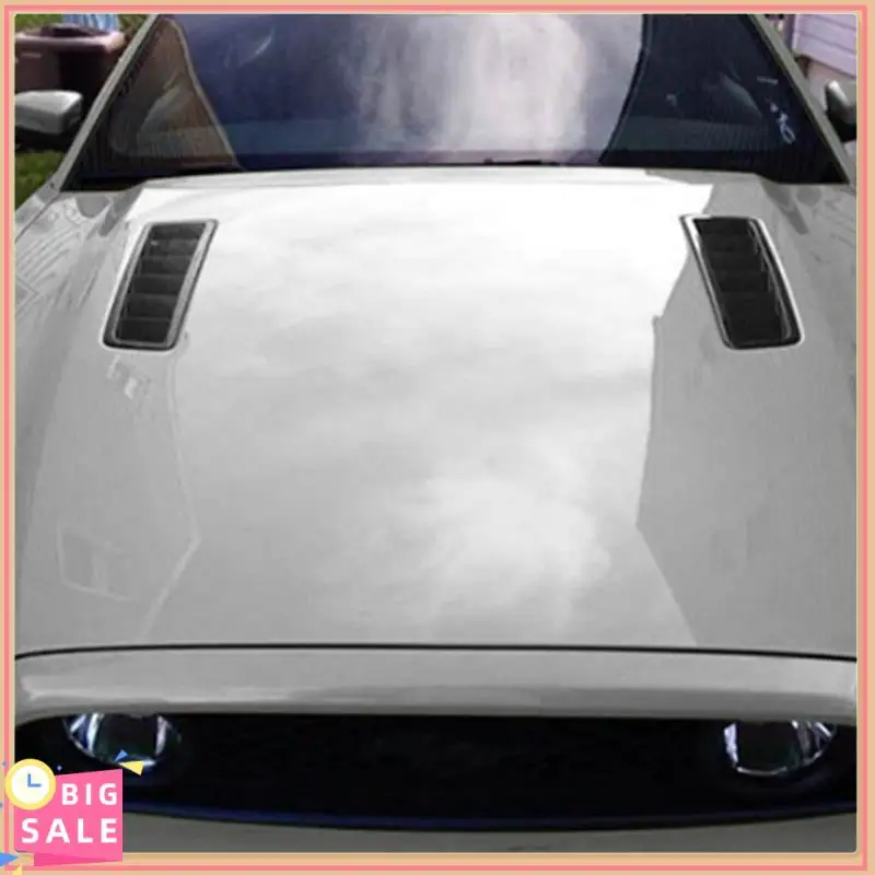 Better-Car Hood Air Intake Scoop, Vent Louver Cooling Panel, Hood Air Intake Panel, ABS,17X5 Inches