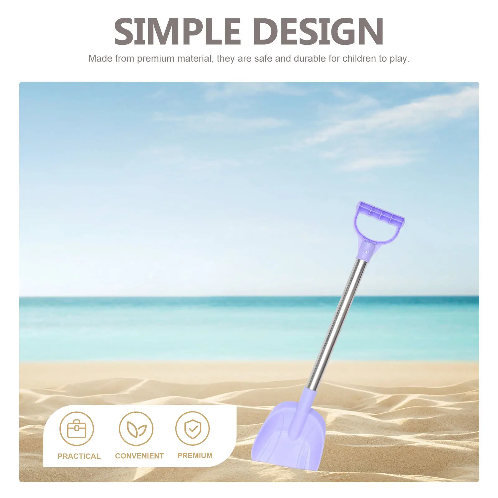 Conjunto de Ferramenta Multifuncional para Crianças, Pá de Neve para Remoção de Inverno, Ideal para Praia, Quintal e Jogos Escolares, Promove Coordenação