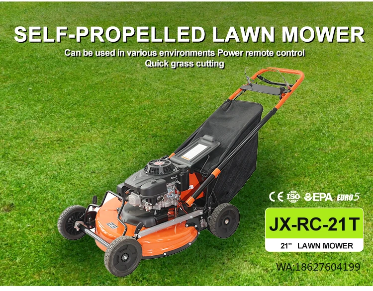 

Tough Grass Cutter 630mm Commercial Grade Self Propelled Lawn Mower Stability Reinforced Body Lawnmower Property