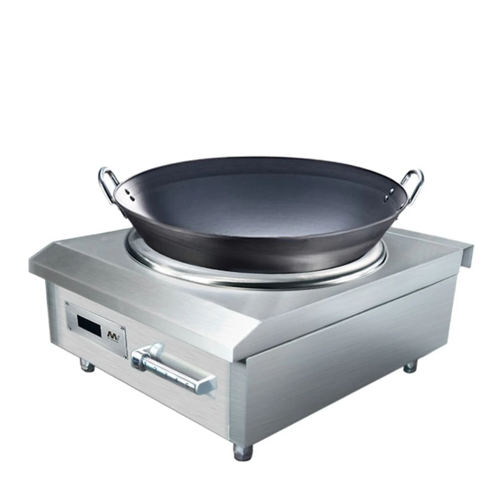 

380V high power industrial commercial induction cooker 8KW stainless steel concave induction cooker
