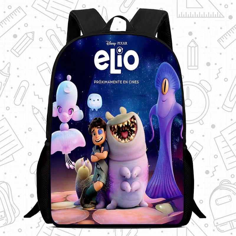 

Mochila School Backpack,Cartoon ELIO Child School Bags for Girls Boy,Durable &Light Weight Kid Backpack for Kindergarteen