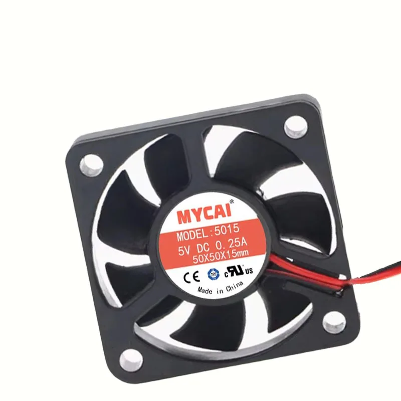 

5015 Cooling Fan 50x50x15mm 5V 12V 24V Silent Mini Fan for 3D Printer Inverter Industrial Control Equipment