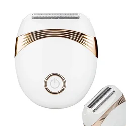 2 IN 1 Electric Hair Removal Epilator For Women Hair Trimmer Shaver Bikini Underarms Arm Leg Private Parts Lady Razor Depilator