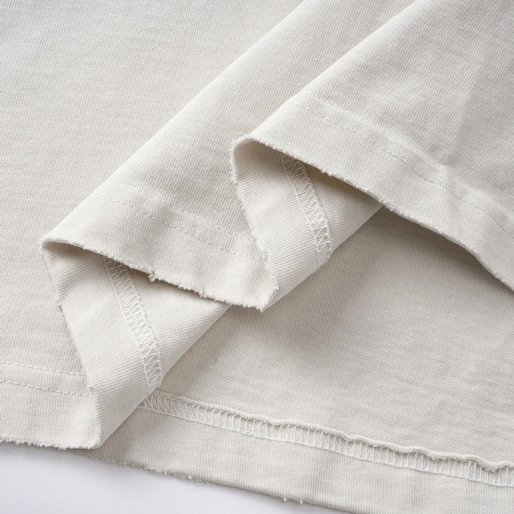 Retro Washed Print Men's T-shirt Ripped Oversized Y2k Punk Women Clothes Streetwear Cotton Vintage T Shirt Long Sleeve Tops Tee