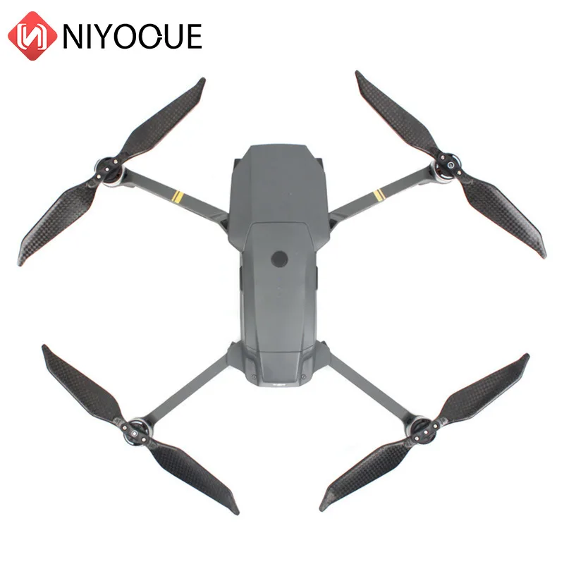 1 çift 8331F katlanabilir pervaneler için tam karbon Fiber 8331 pervane aksesuarları DJI MAVIC PRO & platin