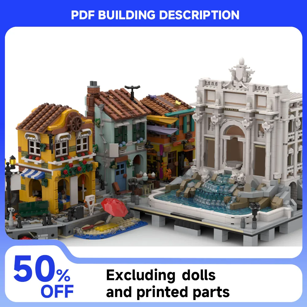 

MOC Лидер продаж городской пекарня порт толстый краб ресторан магазин еды модель строительные блоки DIY модульная сборка игрушка детский подарок