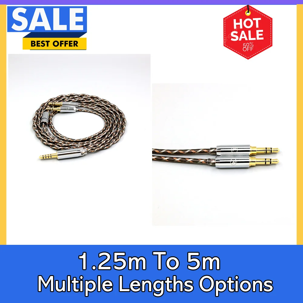 

TypeX Litz Shielding 7n OCC Earphone Cable For HE1000se HE1000v2 Hifiman Sundara Ananda v3 HE6se he400se Arya XS He-35x LN008880