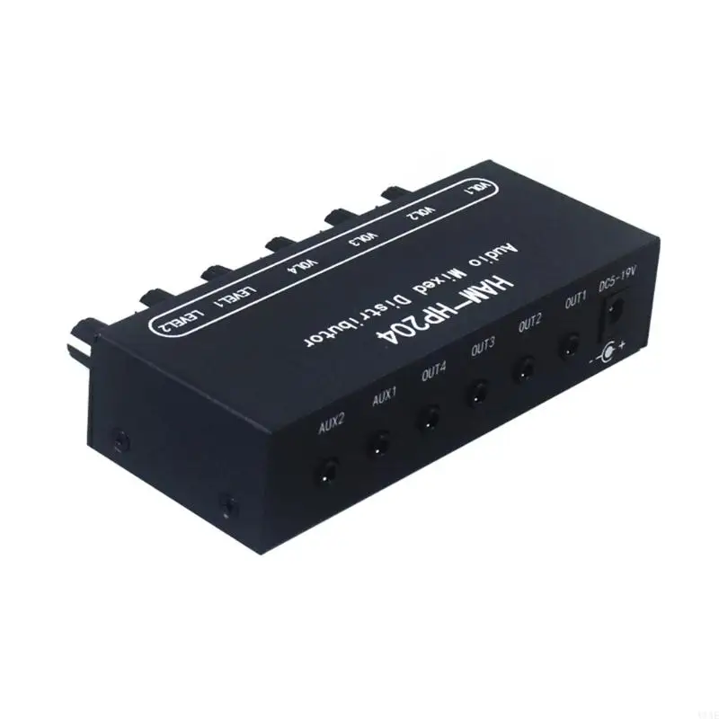 Y1AE HP204 Amplificatore Amplificatore Amplificatore 2 Ingresso 2, 4 output per 3,5 mm dinamico