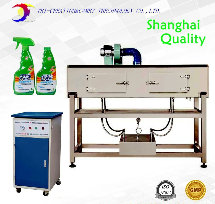 

bottle shrink steam tunnel_Shanghai packing machinery ISO,CE，bottle film steam shrinking tunnel oven with steam generator