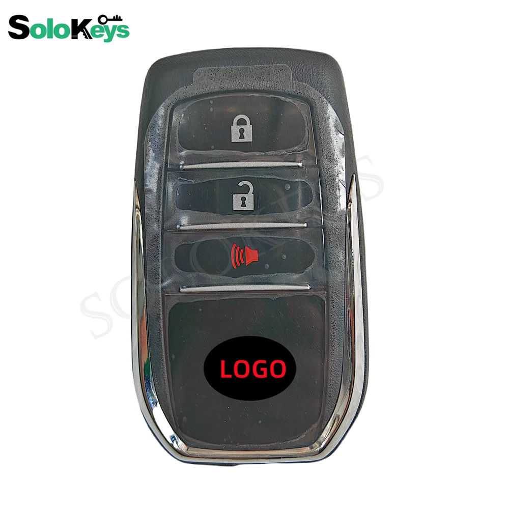 SOLOKEYS Fccid:B3U2K2K numer płyty: 61K643-0010 dla Toyota Fortuner Hilux oryginalny inteligentny klucz zdalny 314/312MHZ 8AChip z LOGO