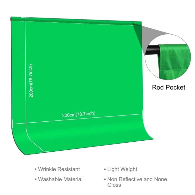 写真の背景,滑らかなモスリン,緑のスクリーン,クロマキー,写真スタジオ用の布,ビデオ
