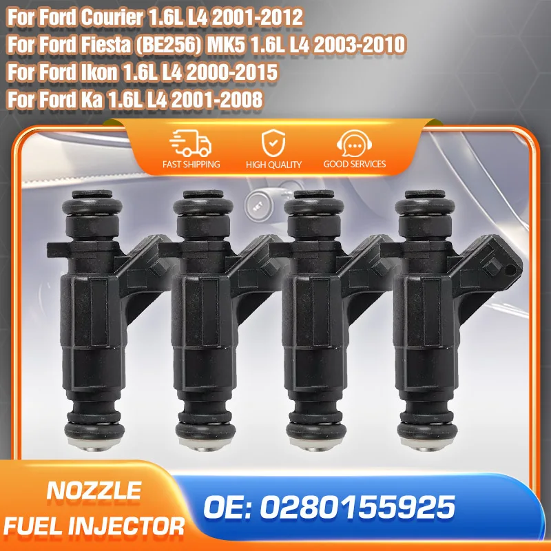 Форсунка топливного распыла 0280155925 для Ford Courier, Fiesta, Ikon и Ka 1.6L L4