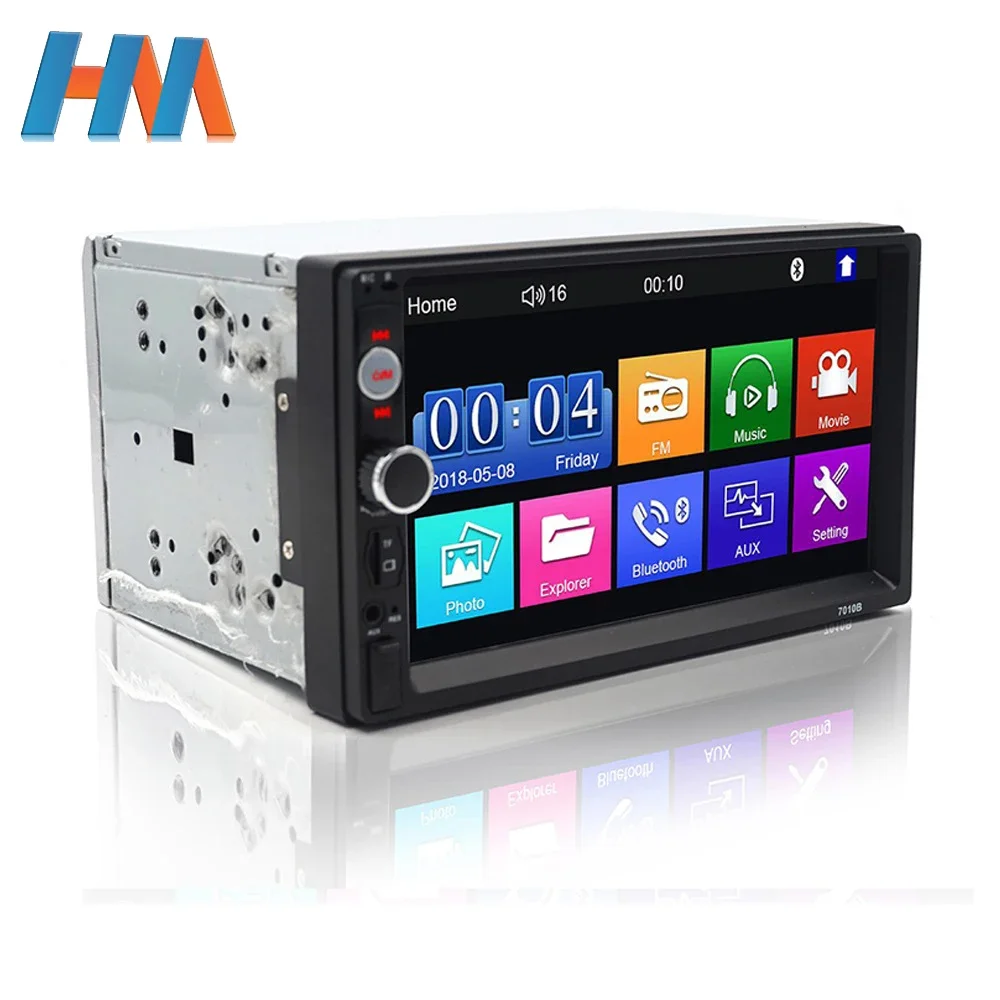 Universal 7inch Car Multimedia Player With Camera Navigation Radio 2din Touch Screen Car MP5 Player