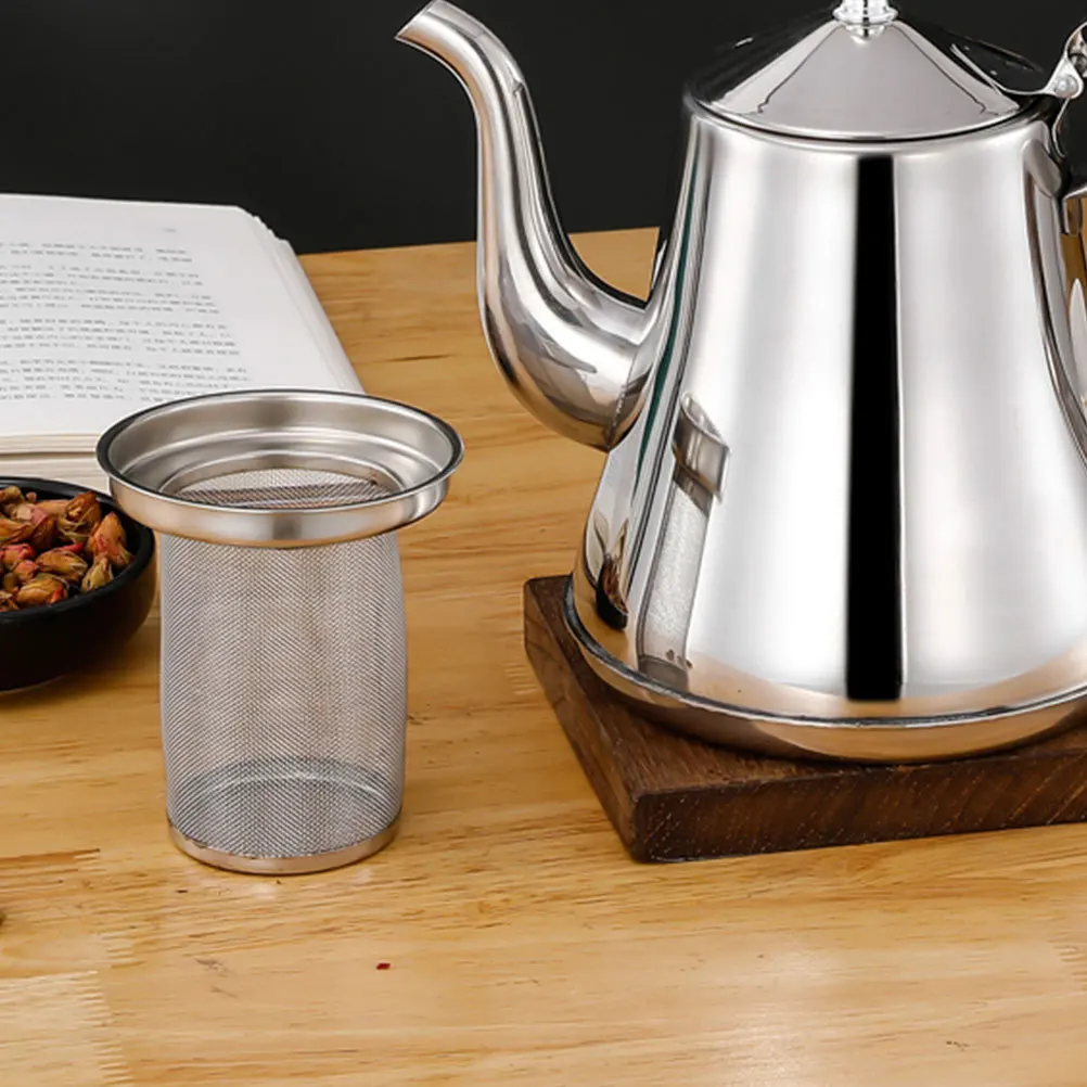 

Tea Infuser Stainless Steel Loose Leaf Filter Dregs Strainer Easy to Clean Long Lasting Home Kitchen Essential