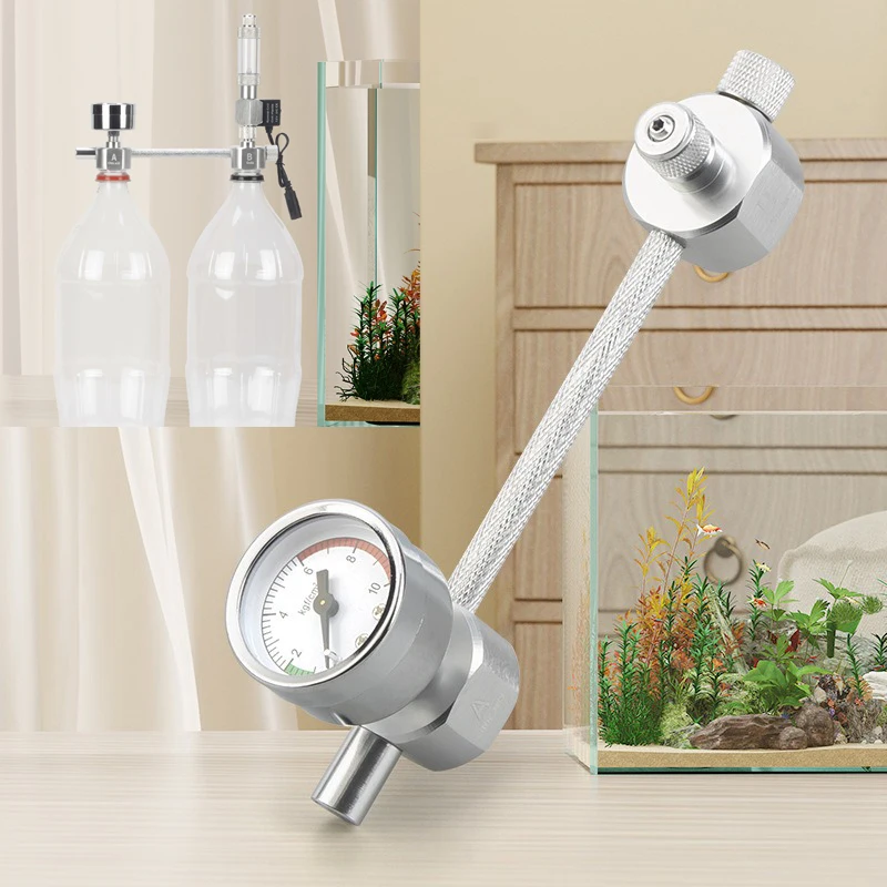 

Система генератора CO2 для аквариума «сделай сам», комплект для генератора CO2, счетчик пузырей, диффузор с соленоидным клапаном для выращивания водных растений