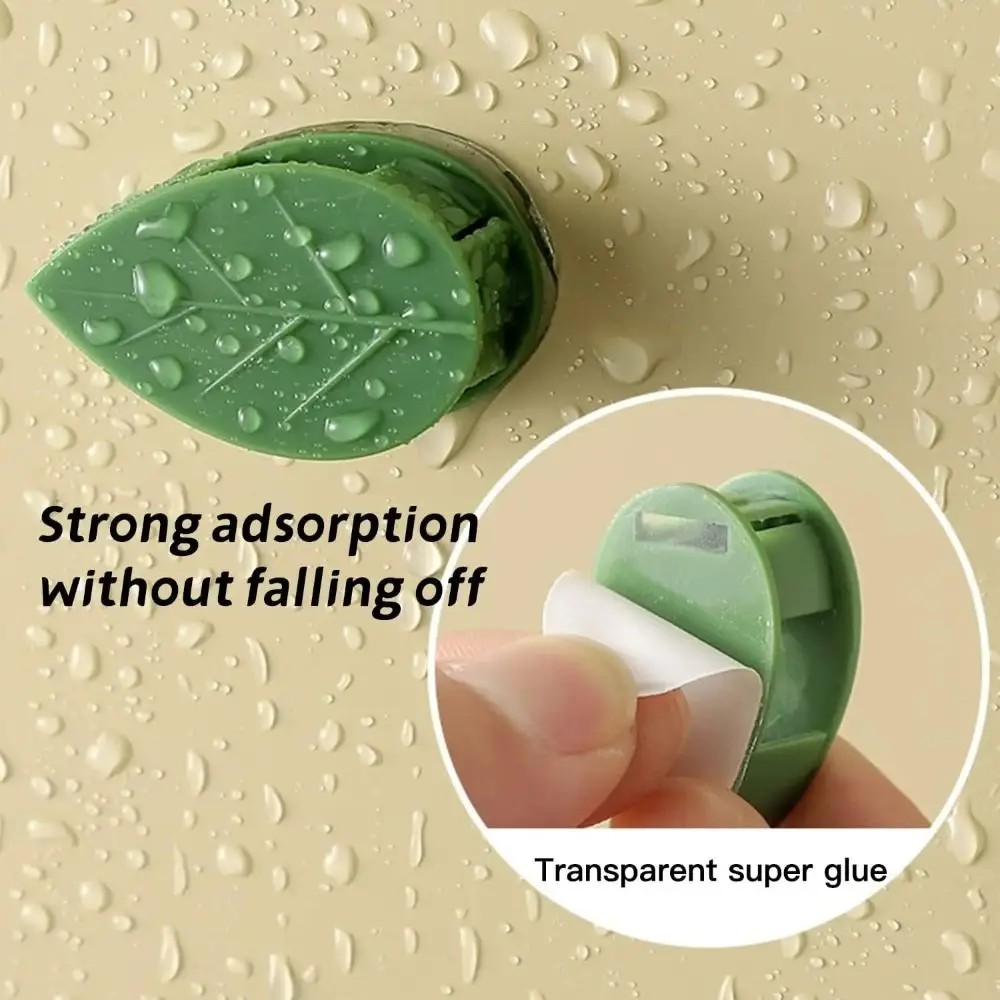 10Pcs Acrylic Sticker Plant Climbing Wall Fixture Clips Invisible Plant Self-Adhesive Plant Vine Traction Holder Plastic Hanging