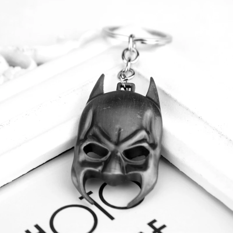 Porte-clés pendentif vintage en métal, collection de bijoux, clé Batman, cadeau JoKidsBibelot